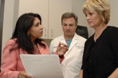 Drs. Roshni Rao and Michael Ulissey, UT Southwestern Medical Center
