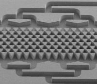 Cluster-Chip Micropost Rows
