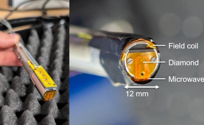 Diamond magnetometer