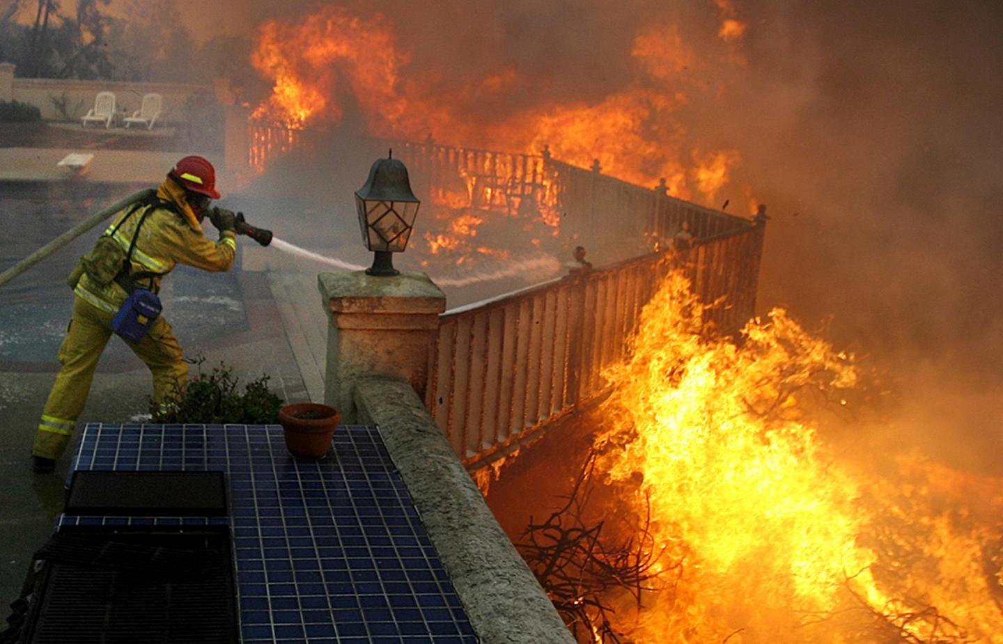 September 2012 Shockey Wildland Fire Near San Diego, Califorina