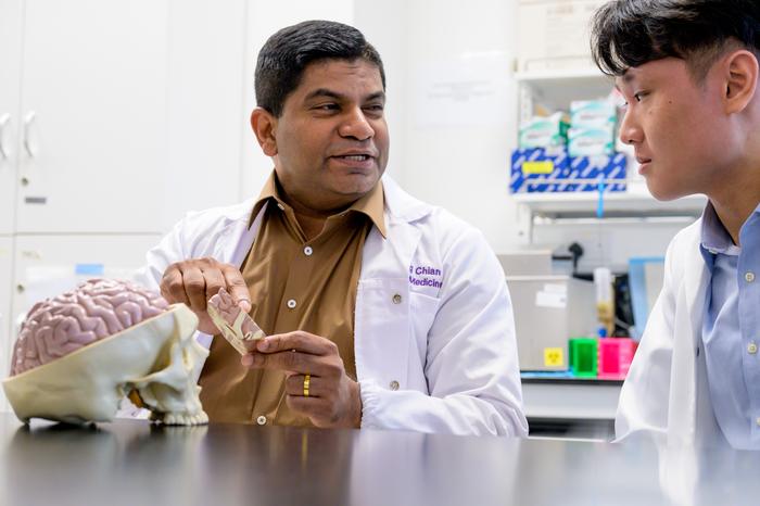 Image 2 - Associate Professor Nagaendran Kandiah (left) and Justin Ong from NTU Singapore