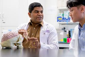 Image 2 - Associate Professor Nagaendran Kandiah (left) and Justin Ong from NTU Singapore