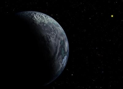 Artist's Conception of a Captured Planet