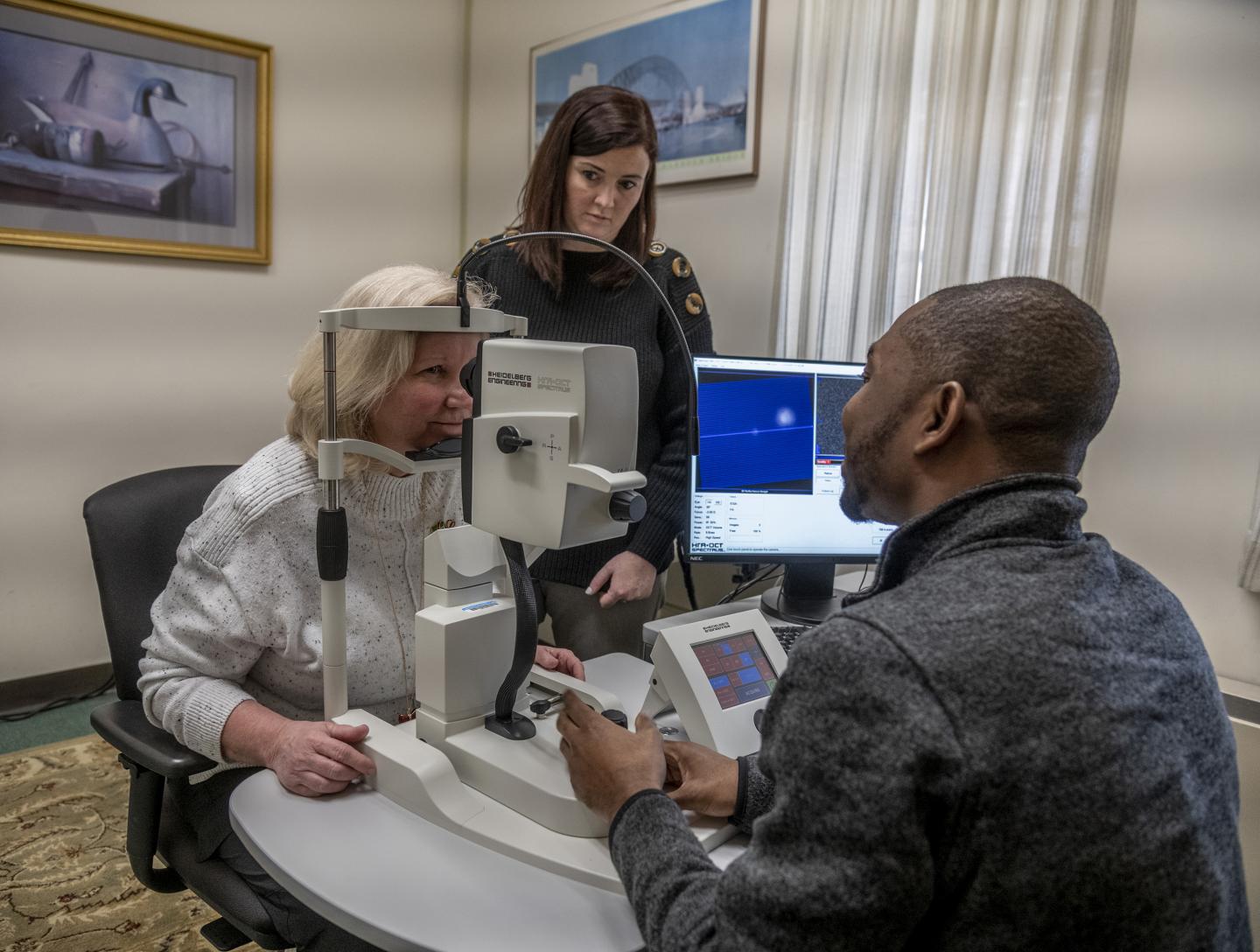 Setting up Retinal Scans