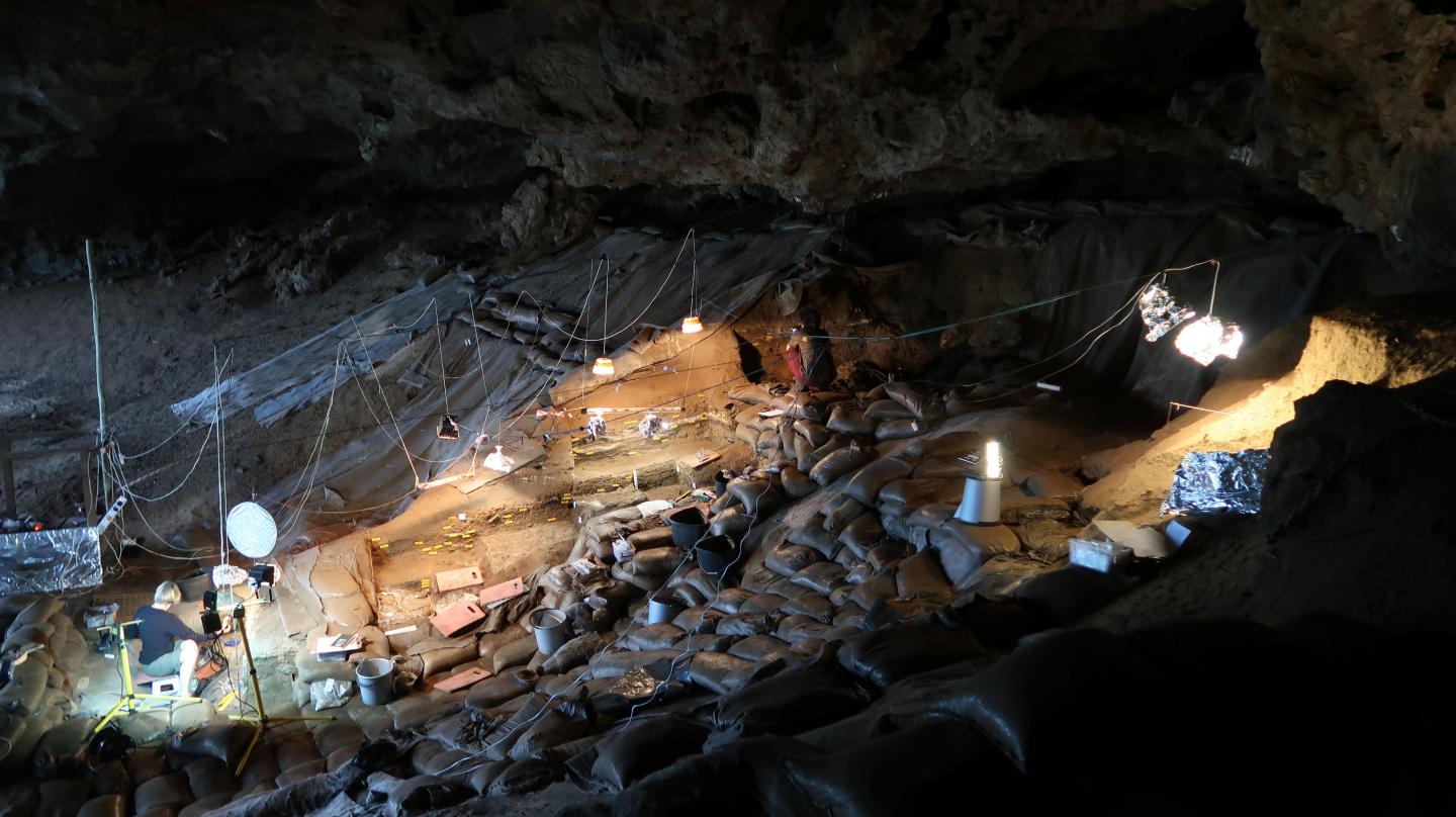 Border Cave Inside