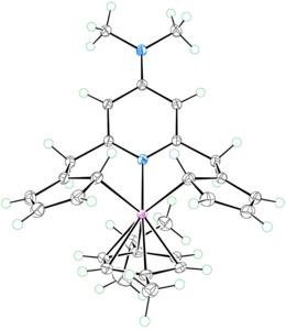 Newly characterized double ring-slipped structure of a metallocene derivative