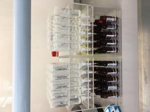 Freshwater samples in the lab