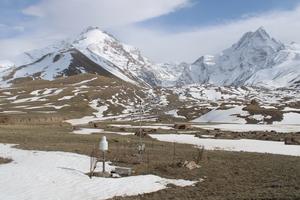 April: Snow melted fast
