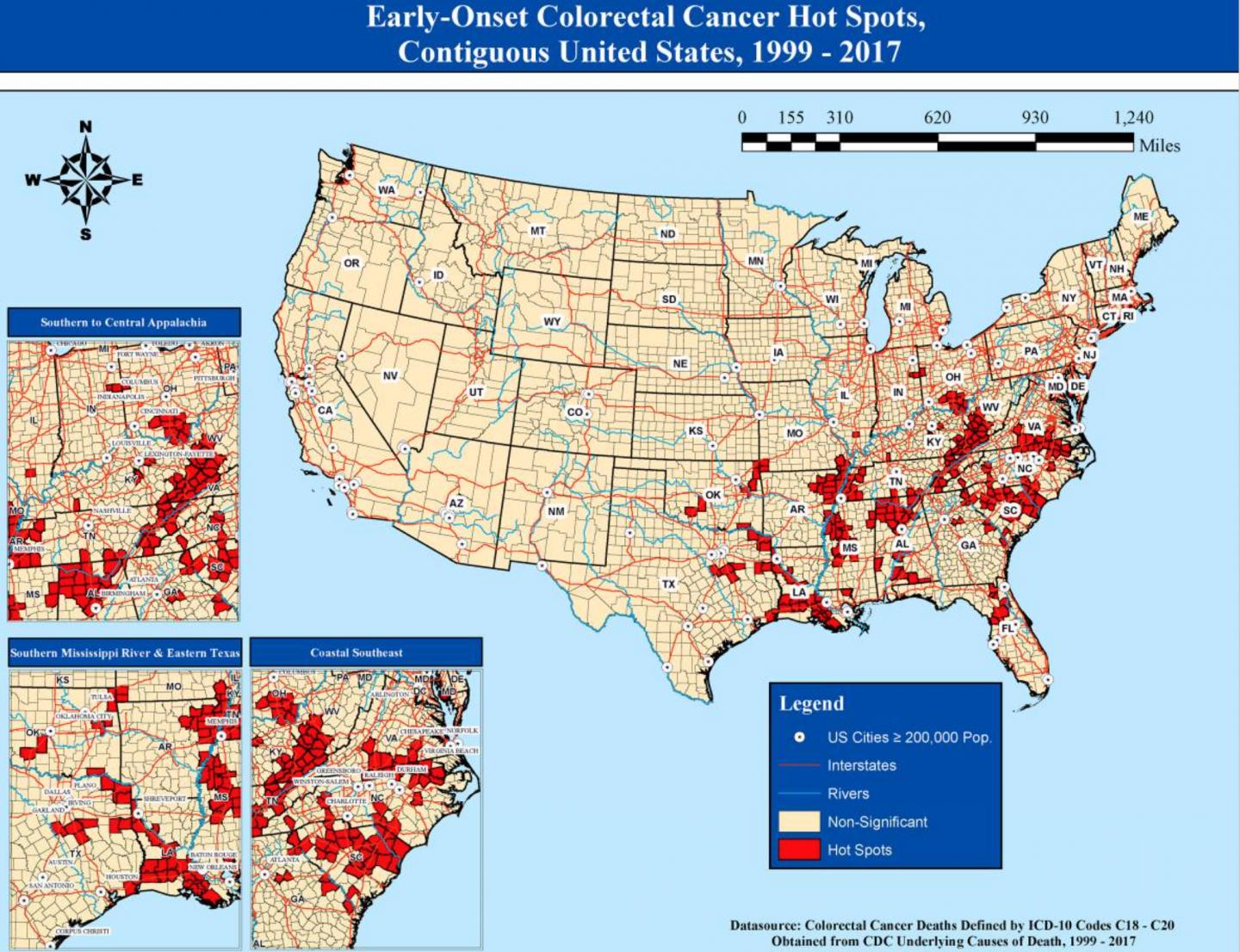 Colorectal Cancer Hotspots