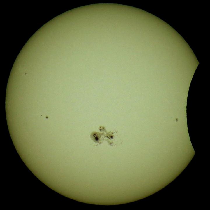 Solar Eclipse, Oct. 23, 2014