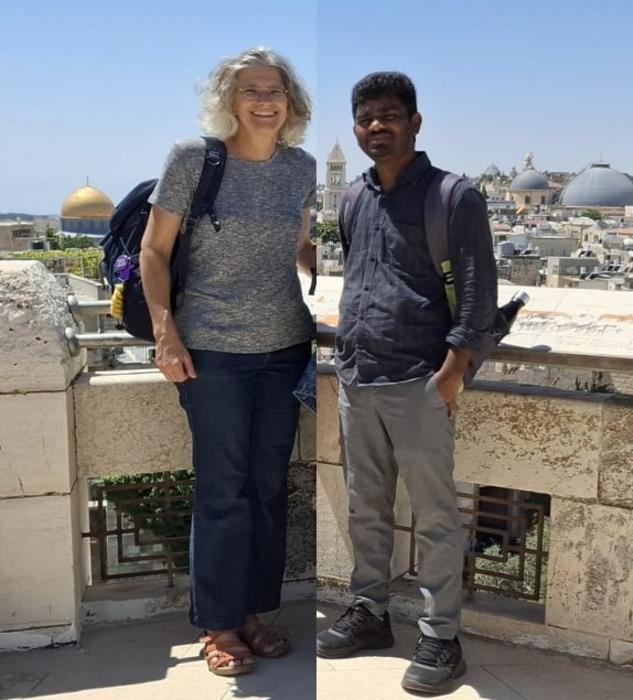 Left to right: Prof. Rivka Elbaum, Dr. Srinath Palakurthy