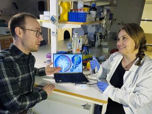 Daniel Svensson and Anna-Mia Johansson