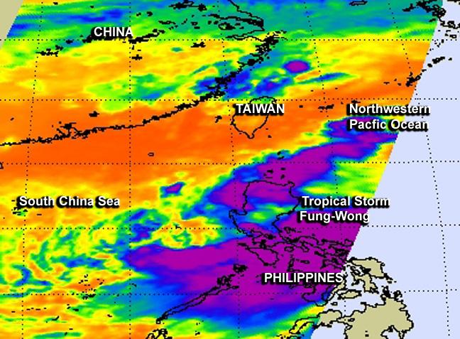AIRS Image of Fung-Wong