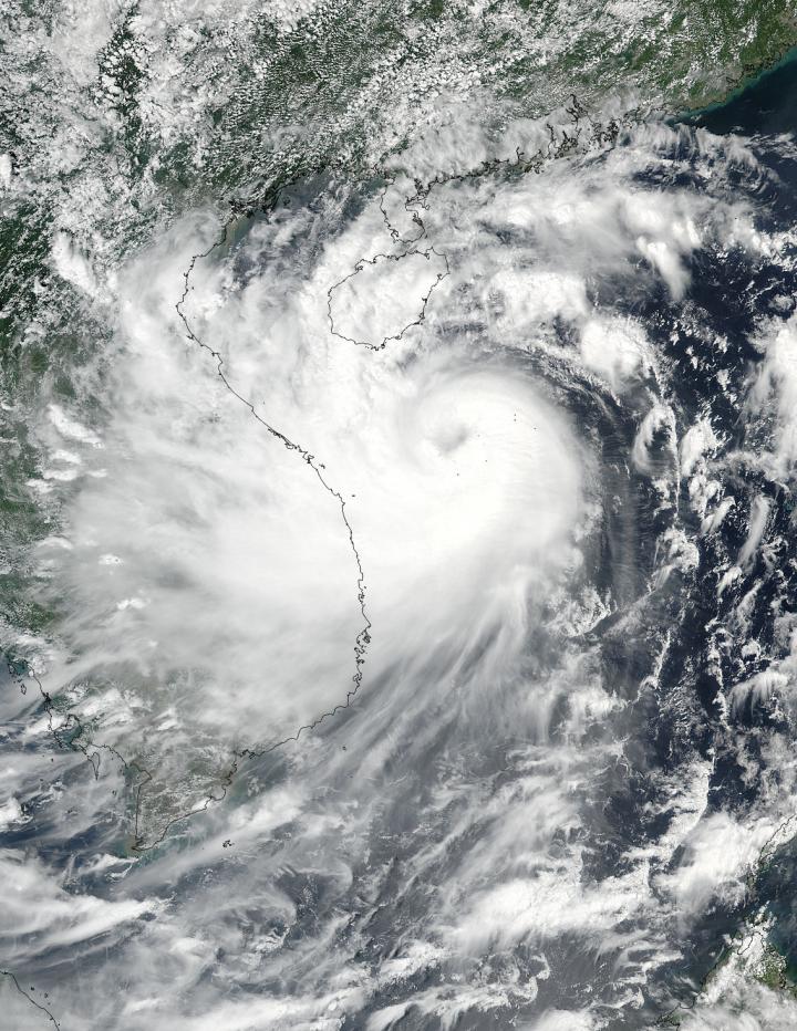 Suomi NPP Image of Doksuri
