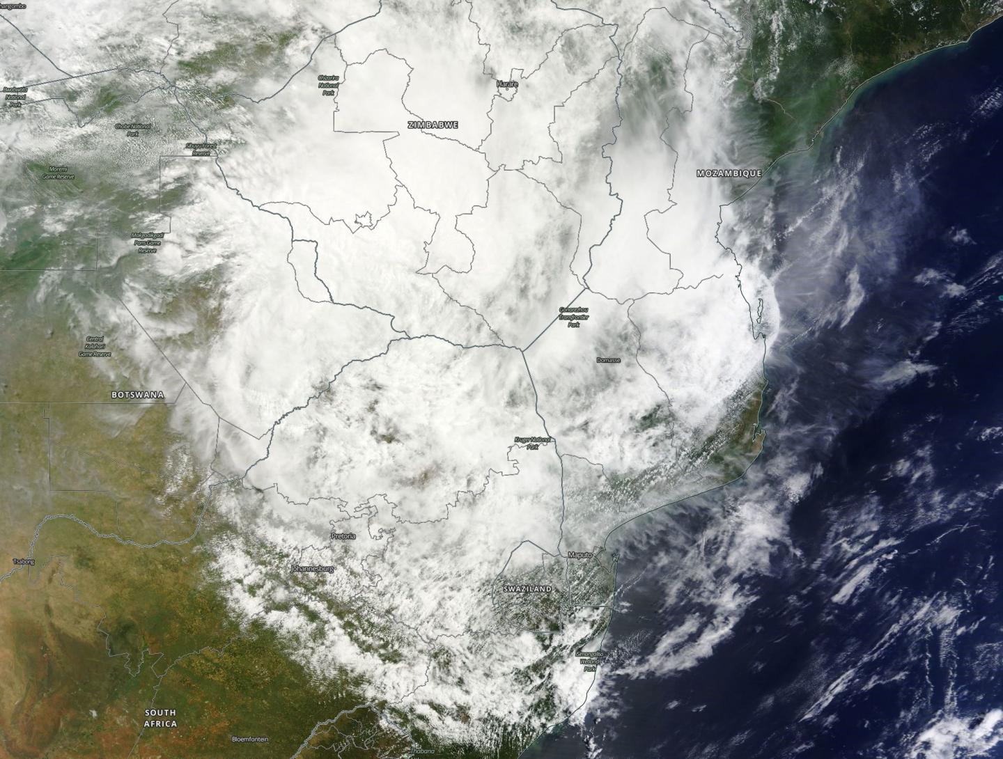 Terra image of Dineo