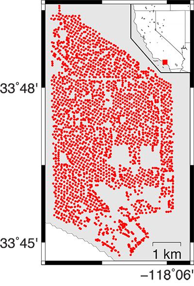 Seismic Wave Sensor Map