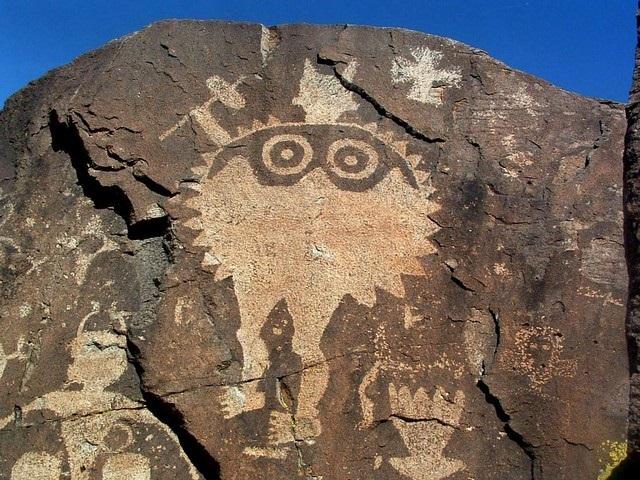 Shield Warrior Petroglyph