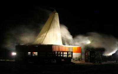 Drilling Rig at Night