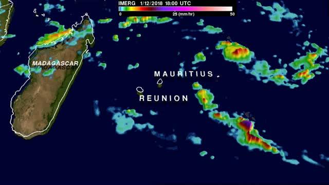 IMERG Video of Rainfall Totals from Berguitta