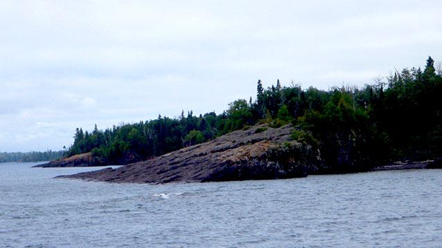 Midcontinent Rift in Lake Superior