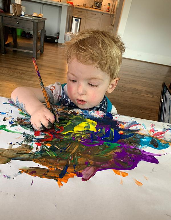 Levi Hoot Painting