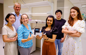 Joint SMART-NTU Singapore team that developed a rapid serological test kit