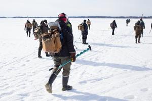 Group of icefishers