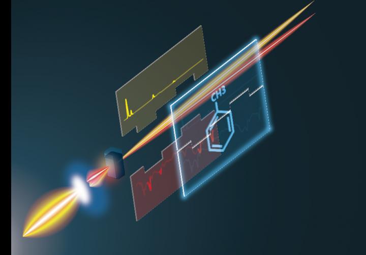 Artist's Representation of Complementary Vibrational Spectroscopy