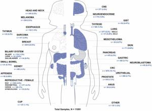 Comprehensive genomic profiling of over 10,000 advanced solid tumors