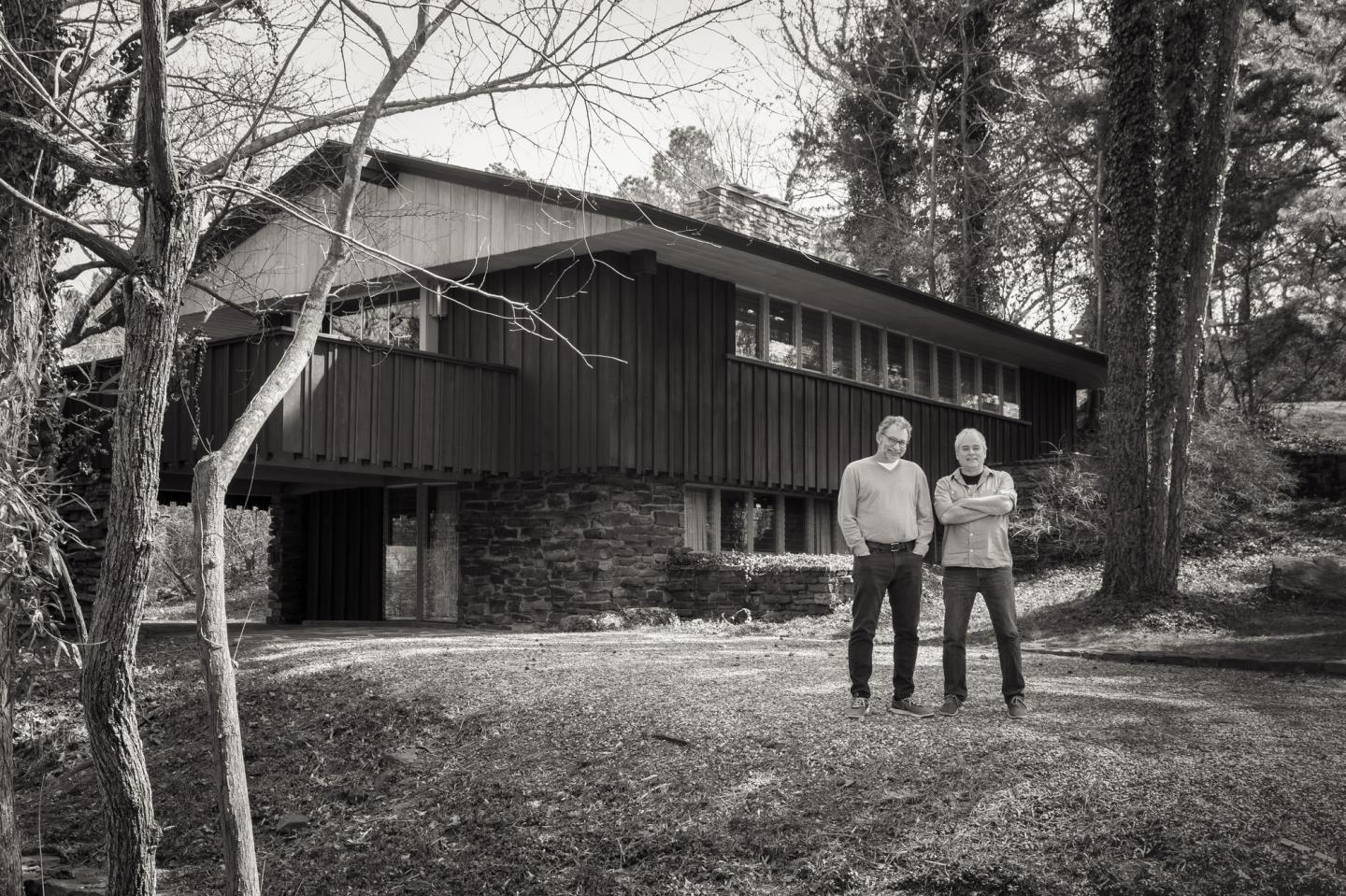Greg Herman and David Fredrick at Faye Jones Home