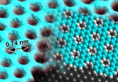 STM Image of 2-D Porous Polymer
