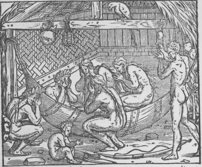 Hospitality ritual taking place in a hammock