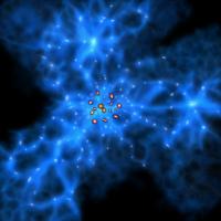 A Visualization Of The Proto-Great Wall And Monstrous Galaxies
