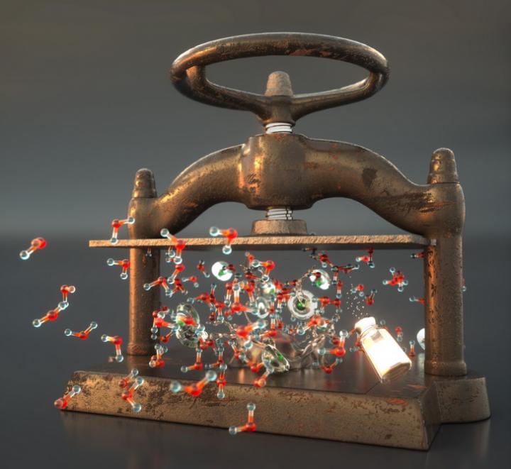 Illustration of Compressed Saltwater