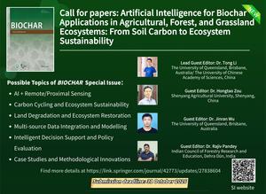 Artificial Intelligence for Biochar Applications in Agricultural, Forest, and Grassland Ecosystems: From Soil Carbon to Ecosystem Sustainability