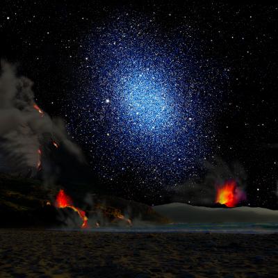 Artist's Conception of Dwarf Galaxy
