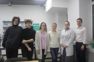 From left to right: Maksim S. Ivanov, Robert K. Gelazov, Mariia S. Ashikhmina, Natalia V. Iakovchenko, Daria A. Fomicheva, Kamil R. Bayazitov