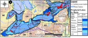 Expanded Great Lakes map