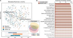 Impact of dietary convergence on microbiome diversification.