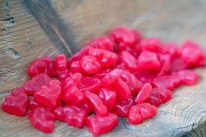 Red candy with carmine 2