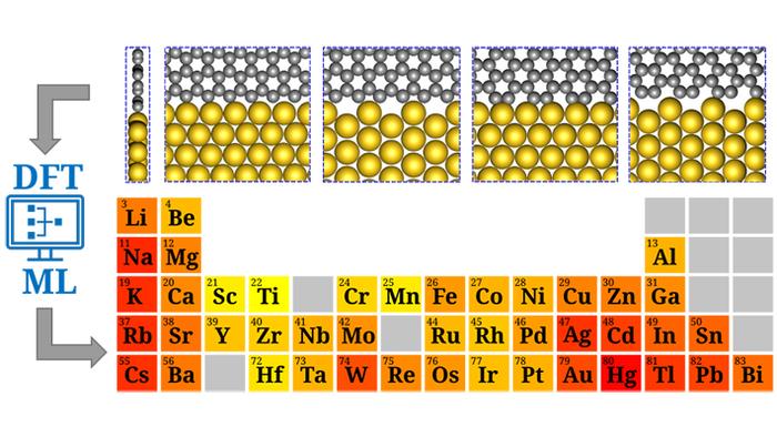 Lateral graphene–metallene interfaces