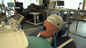 The dental robot in action