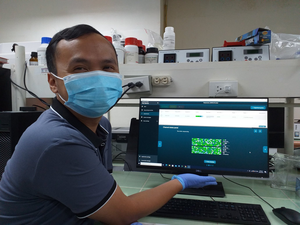 Working with the portable genomics device