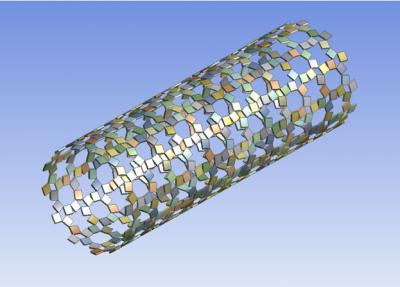 3-D Model of the New Smart Material