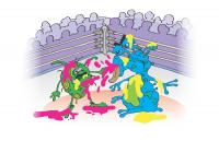 Bacterial Fight Club