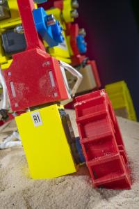 Robot, known as Mini Rover climbs slopes