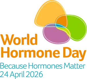 World Hormone Day logo (portrait)
