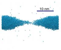 Nanobridge in a Vacuum