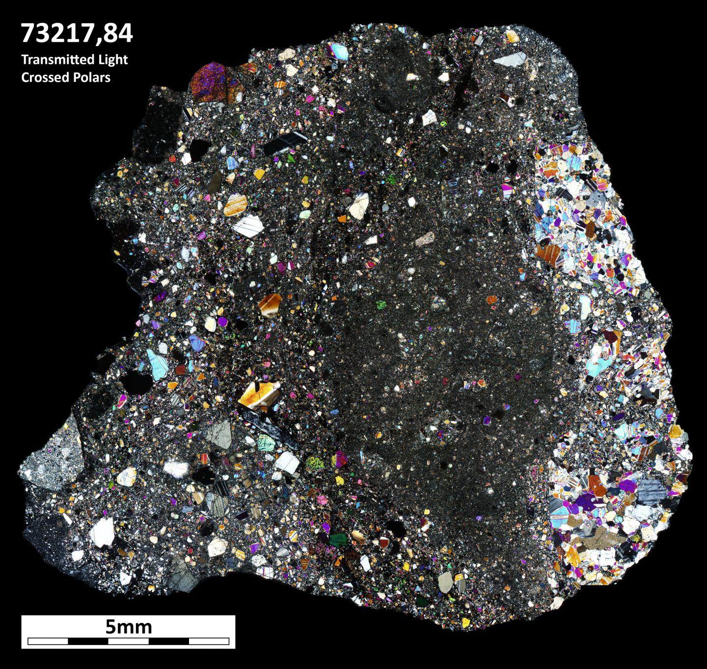 Laser Microprobe Reveals New Details About the Moon's Complex Impact History (1 of 3)