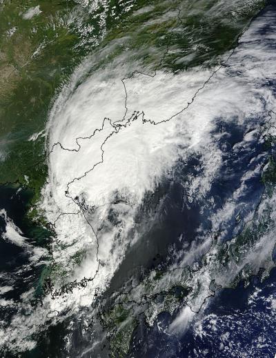 NASA MODIS Image of Kompasu